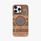 ArtiShell – Brown Detachable Layer Modular MagSafe Case for iPhone 16 pro max