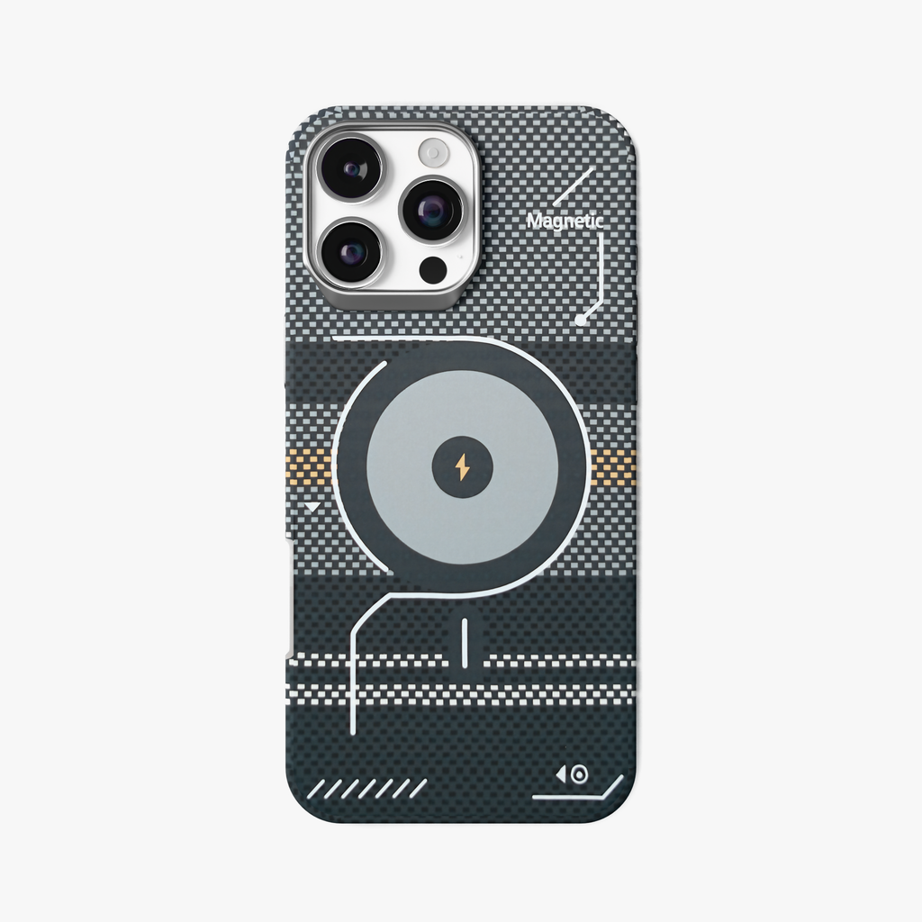 ArtiShell – Grey Detachable Layer Modular MagSafe Case for iPhone 16 pro max