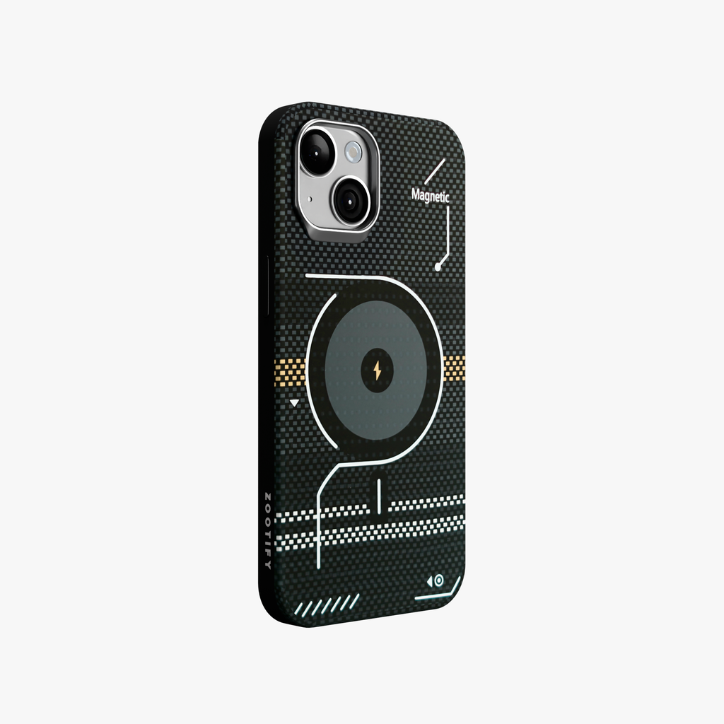 ArtiShell – Black Detachable Layer Modular MagSafe Case for iPhone 15