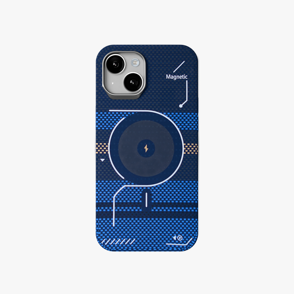 ArtiShell – Blue Detachable Layer Modular MagSafe Case for iPhone 15