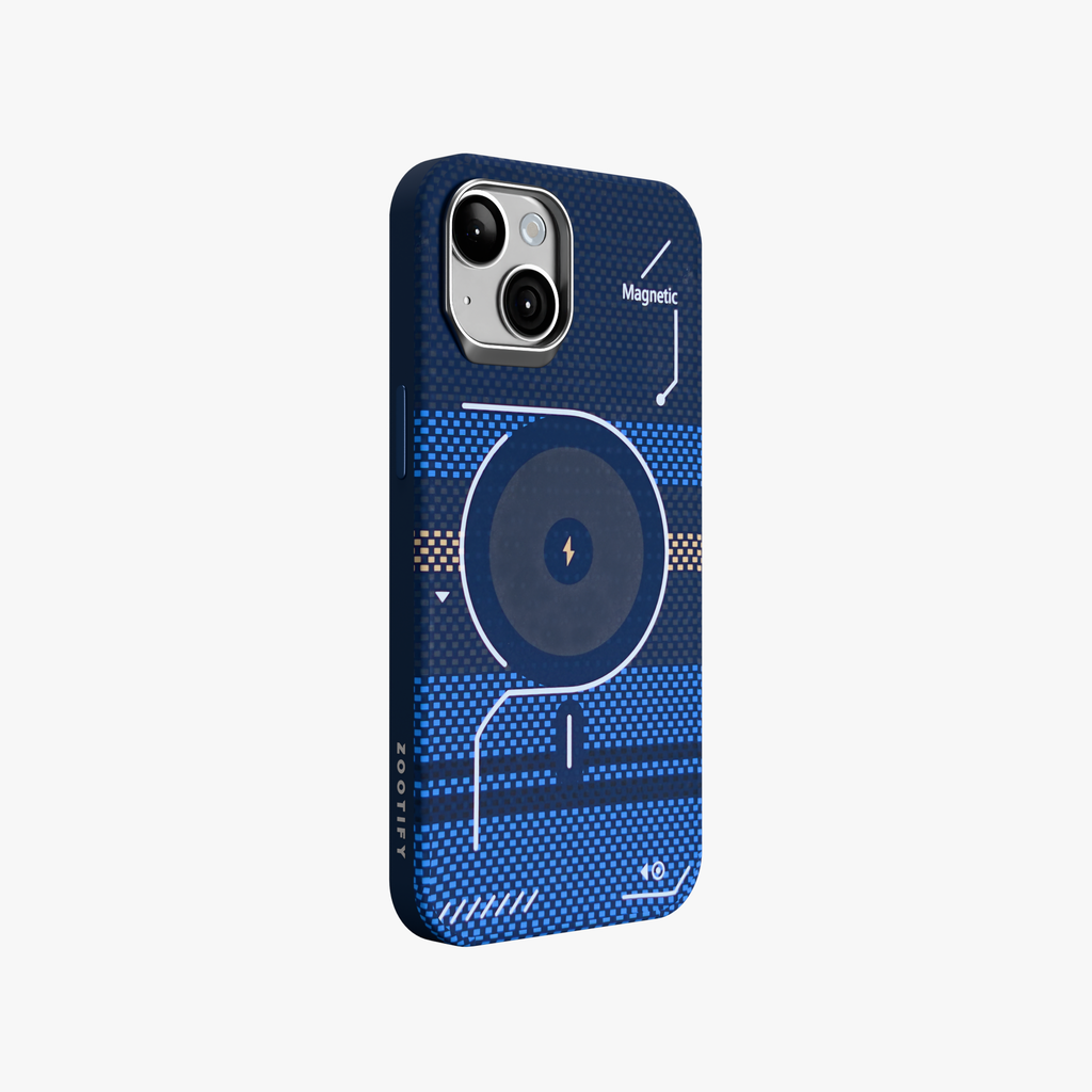 ArtiShell – Blue Detachable Layer Modular MagSafe Case for iPhone 15