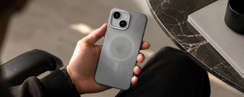MeteorGlow – Unique Frosted Finish MagSafe Case for iPhone 15 mobile banner 2