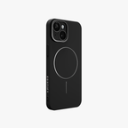 CamSafe – Black Minimal phone case with Kickstand & Lensguard for iPhone 15