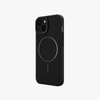 CamSafe – Black Minimal phone case with Kickstand & Lensguard for iPhone 15