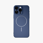 CamSafe – Blue Minimal phone case with Kickstand & LensGuard for iPhone 15 pro max
