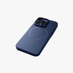 CamSafe –  Blue Minimal phone case with Kickstand & LensGuard for iPhone 15 pro
