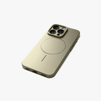 CamSafe –  Grey Minimal phone case with Kickstand & LensGuard for iPhone 15 pro