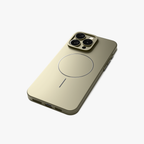 CamSafe – Grey Minimal phone case with Kickstand & LensGuard for iPhone 15 pro max