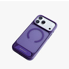 Frostand – Purple Frosted MagSafe Case Cover with Kickstand for iPhone 17 pro