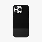 ForgeCraft – Black Vintage Leather Grip Case for iPhone 16 pro max