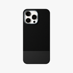 ForgeCraft –  Black Vintage Leather Grip Case for iPhone 15 pro max