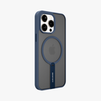 FroStand – Blue Matte MagSafe T-Stand Case for iPhone 15 pro max