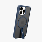FroStand – Blue Matte MagSafe T-Stand Case for iPhone 15 pro max