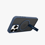 FroStand – Blue Matte MagSafe T-Stand Case for iPhone 15 pro max