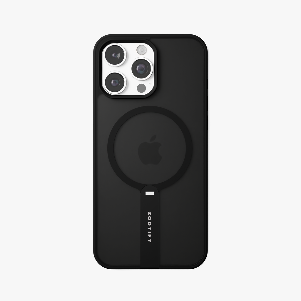 FroStand –  Black Matte MagSafe T-Stand Case for iPhone 16 pro max