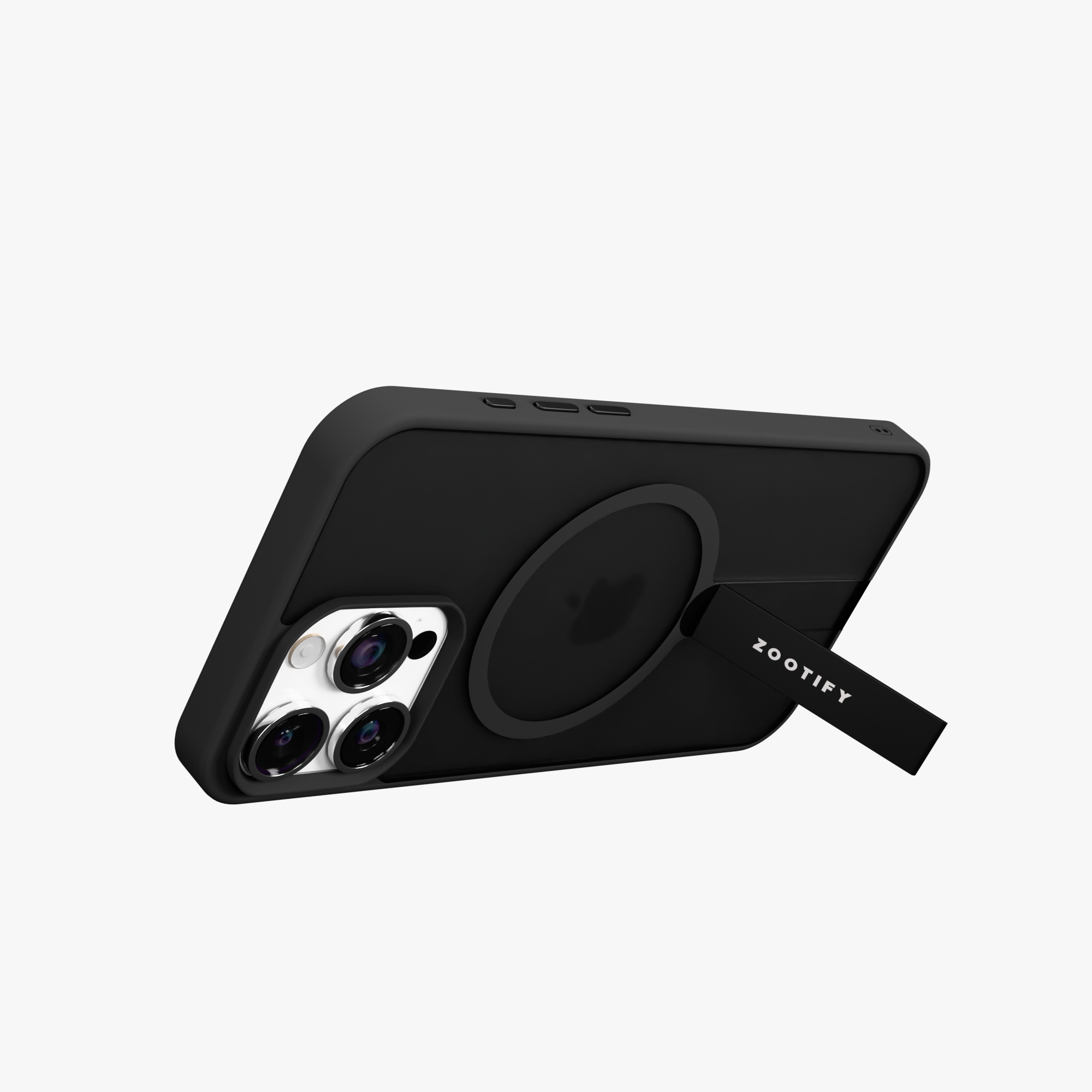 FroStand –  Black Matte MagSafe T-Stand Case for iPhone 16 pro max