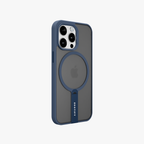 FroStand – Blue Matte MagSafe T-Stand Case for iPhone 15 pro