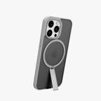 FroStand – Titanium Grey Matte MagSafe T-Stand Case for iPhone 15 pro