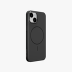 GlossCraft – Black Classic Glossy Magsafe Phone Case for iPhone 15