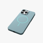 GlossCraft –  Blue Classic Glossy Magsafe Phone Case for iPhone 16 pro max