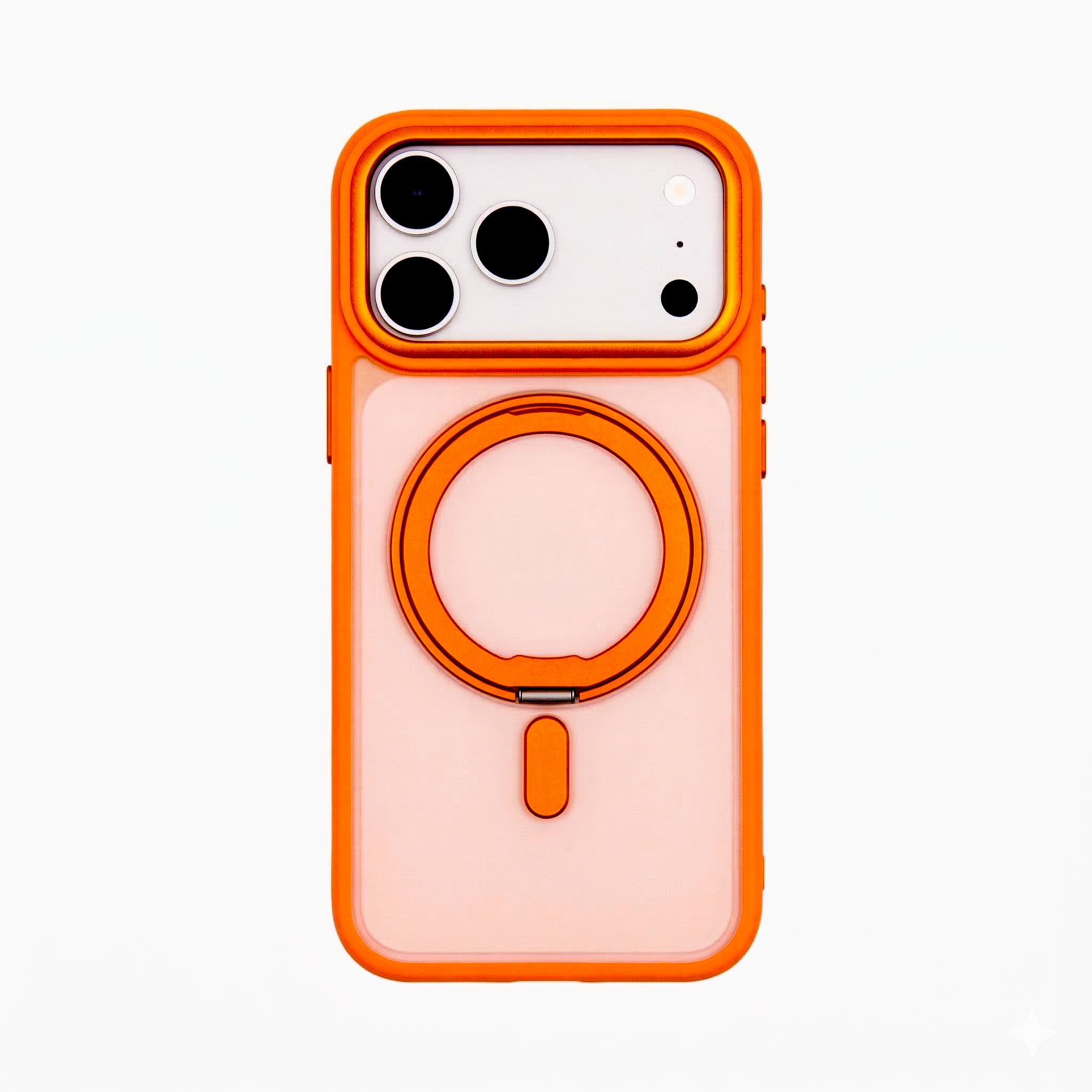 Orbit Grip – Orange O-Stand MagSafe case cover for iPhone 17 Pro Max