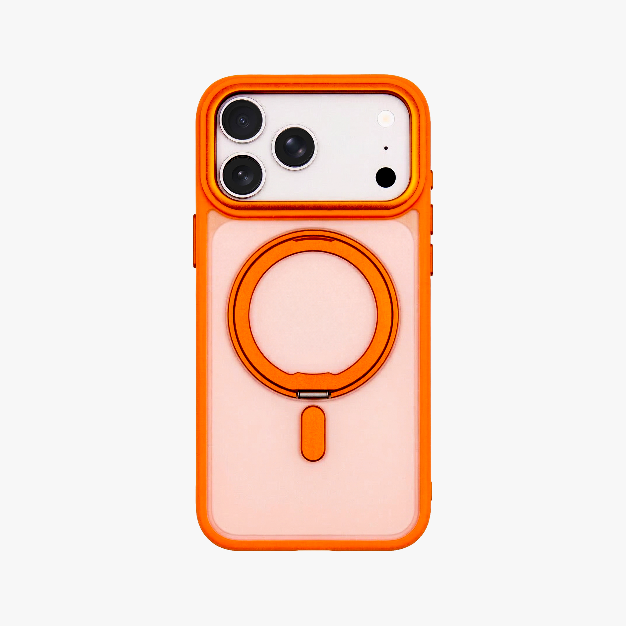 Orbit Grip – Orange O-Stand MagSafe case cover for iPhone 17 Pro Max