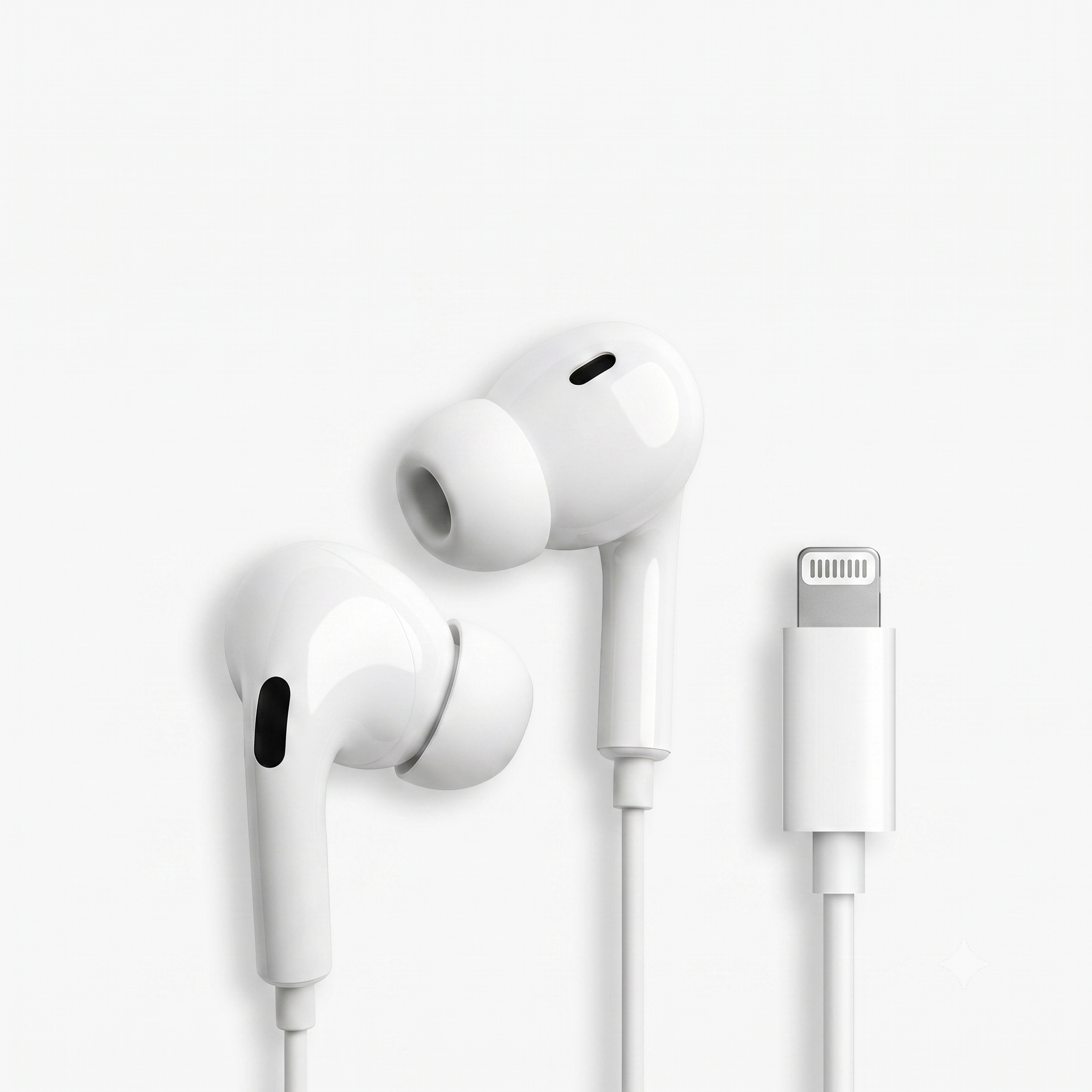 Zootify Aura 3 - Lightening Wired Earphones with Mic | White