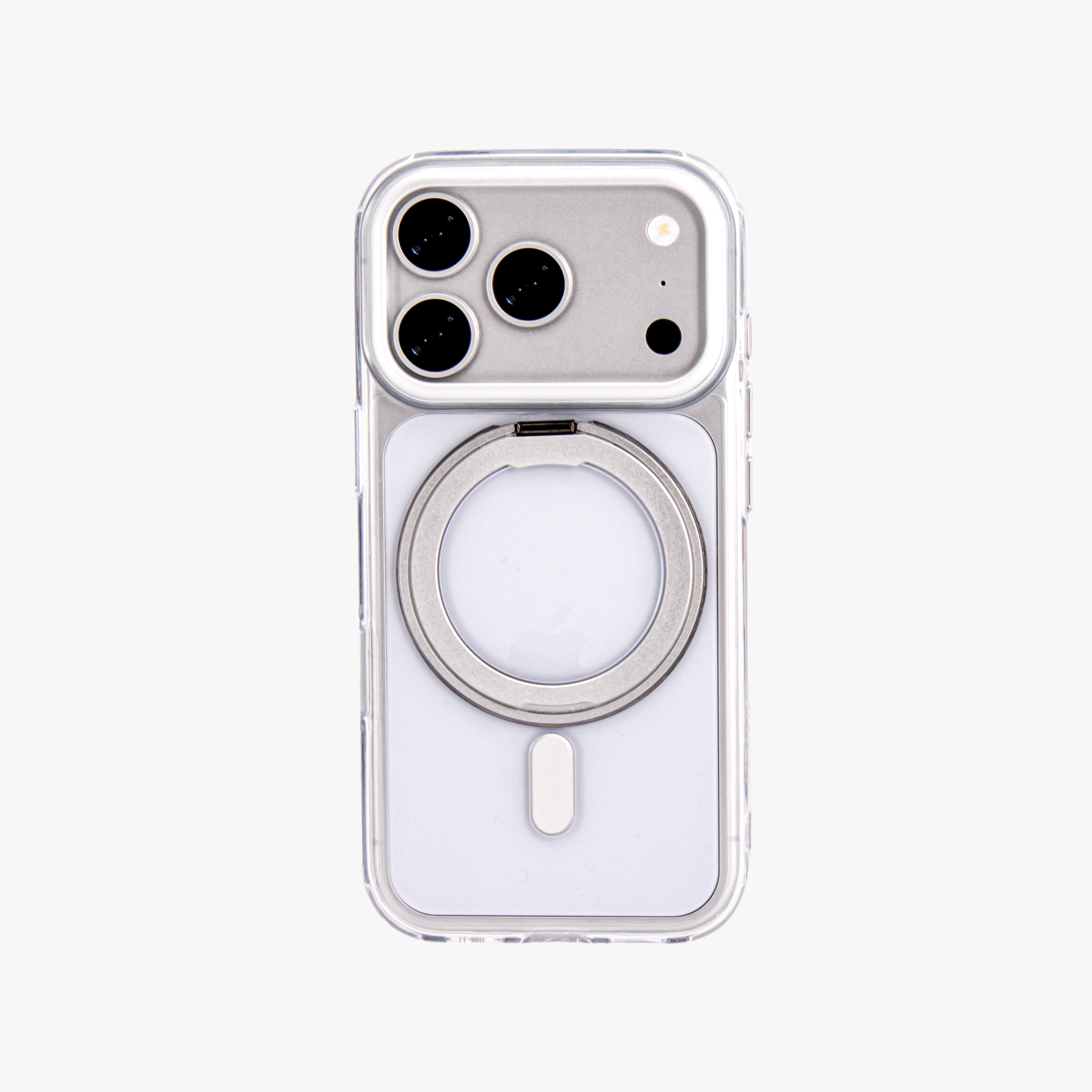 Orbit Grip – Clear transparent O-Stand MagSafe case cover for iPhone 17 pro