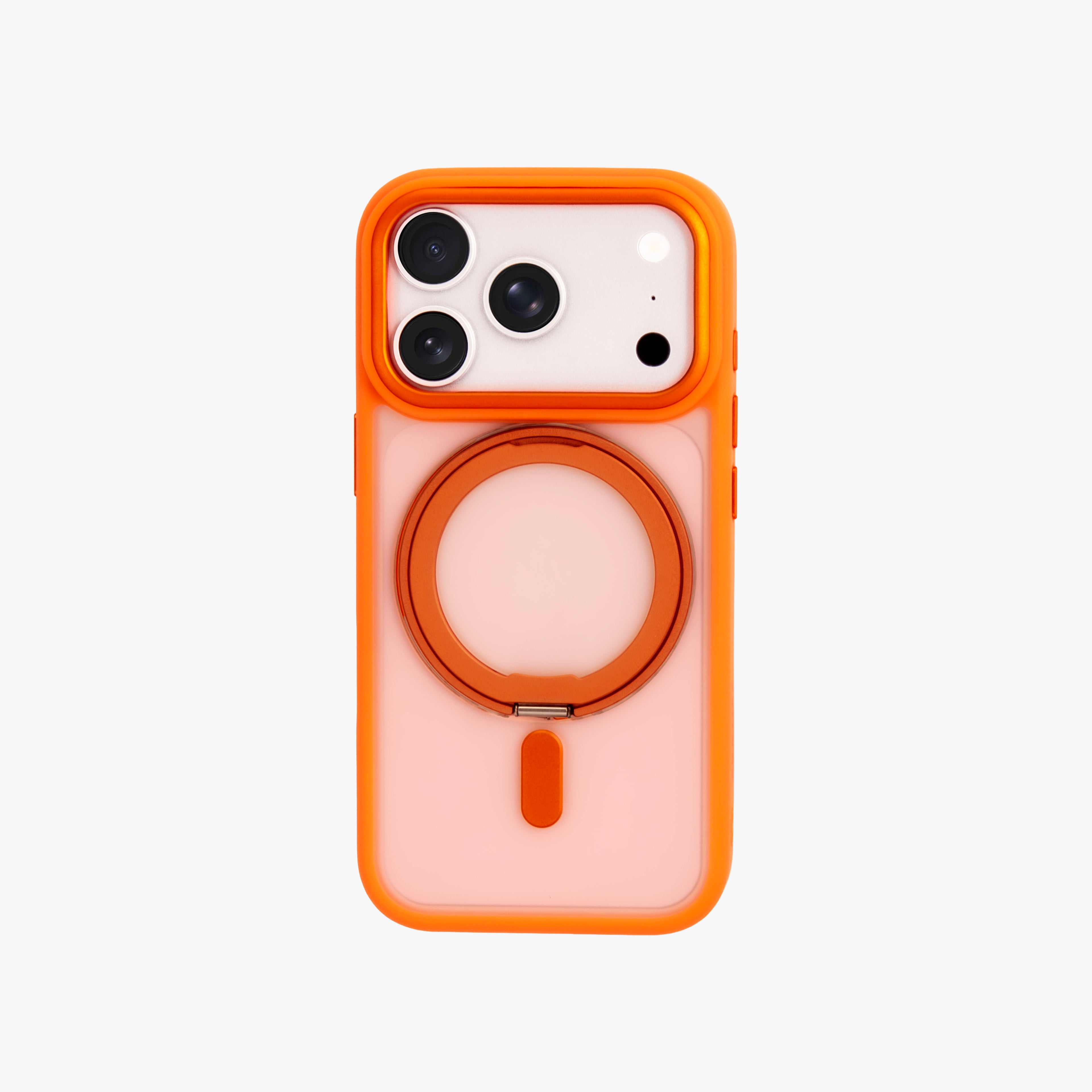 Orbit Grip – Orange O-Stand MagSafe case cover for iPhone 17 pro