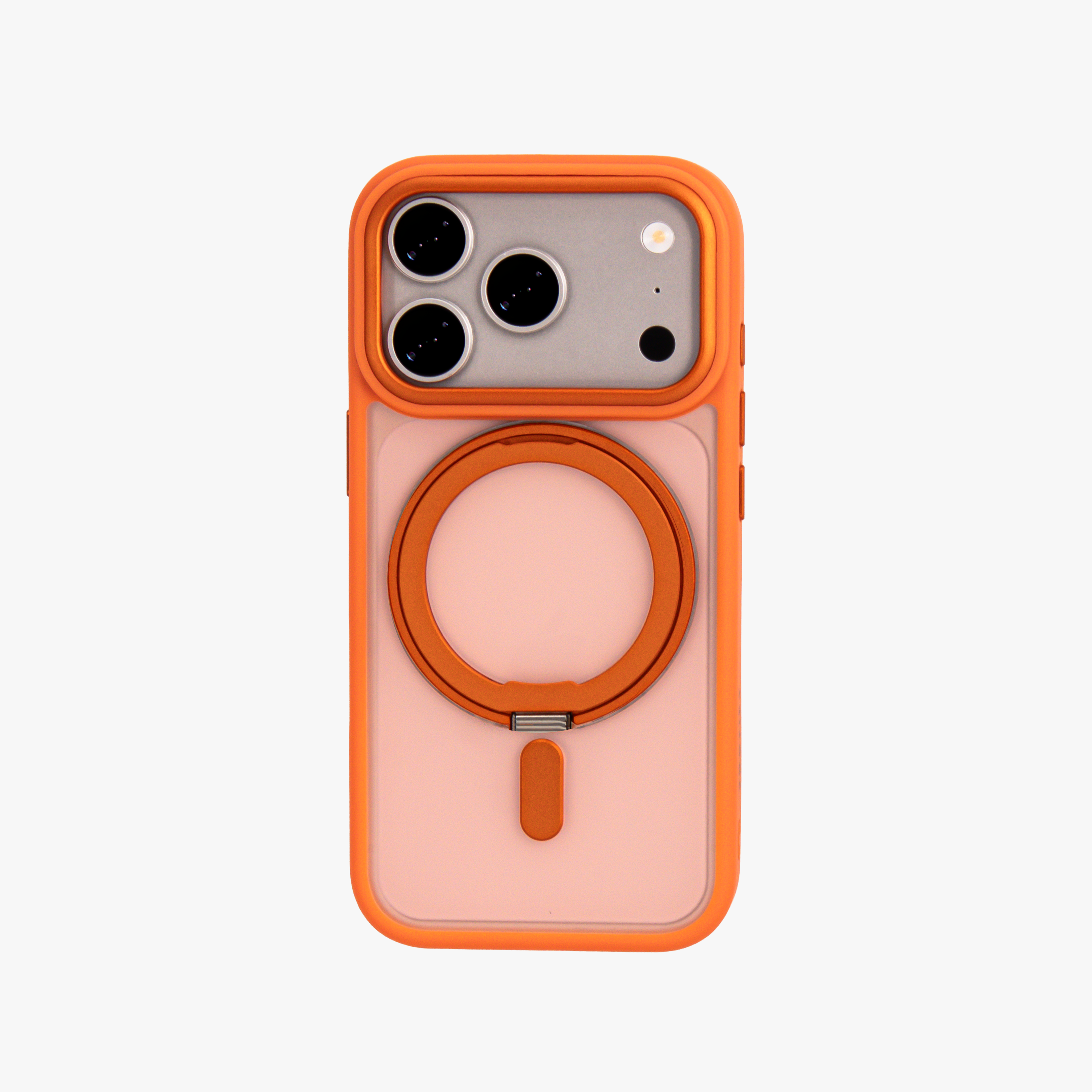 Orbit Grip – Orange O-Stand MagSafe case cover for iPhone 17 pro