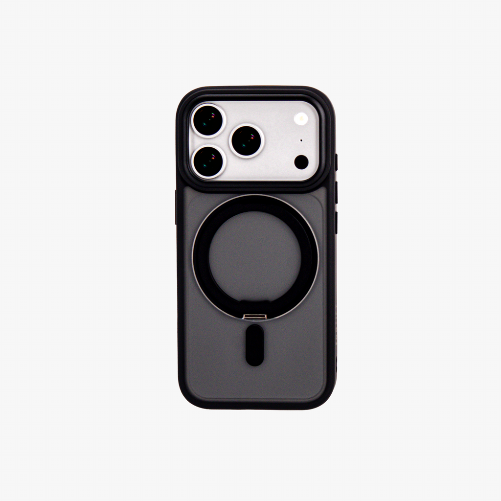 Orbit Grip – Black O-Stand MagSafe case cover for iPhone 17 pro