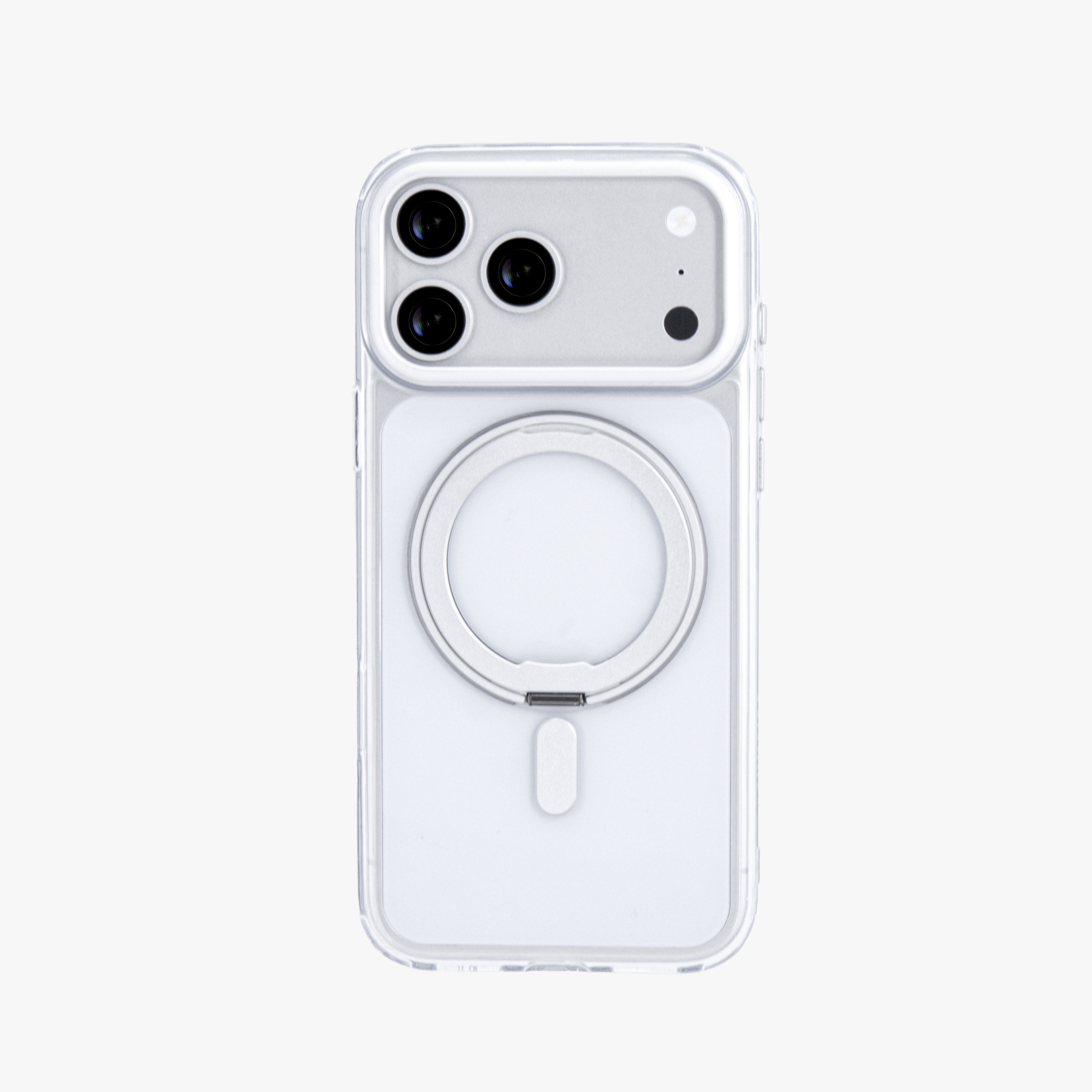 Orbit Grip – Clear transparent O-Stand MagSafe case cover for iPhone 17 Pro Max