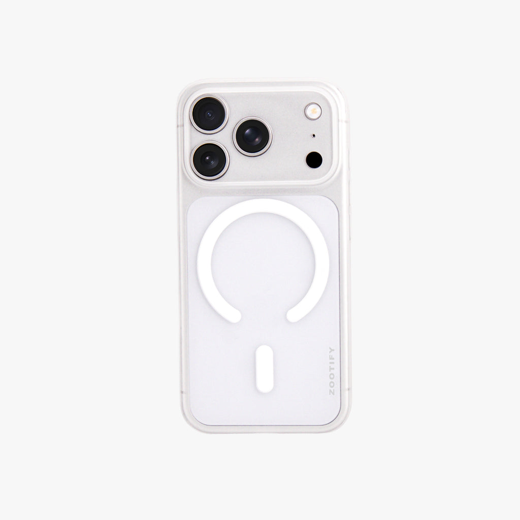 Textura – White PaperFeel MagSafe Case Cover for iPhone 17 pro