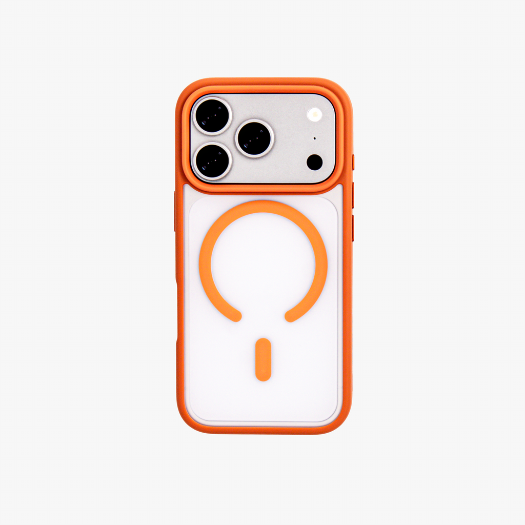 Haze  – Orange Frosted Premium MagSafe Case Cover for iPhone 17 pro