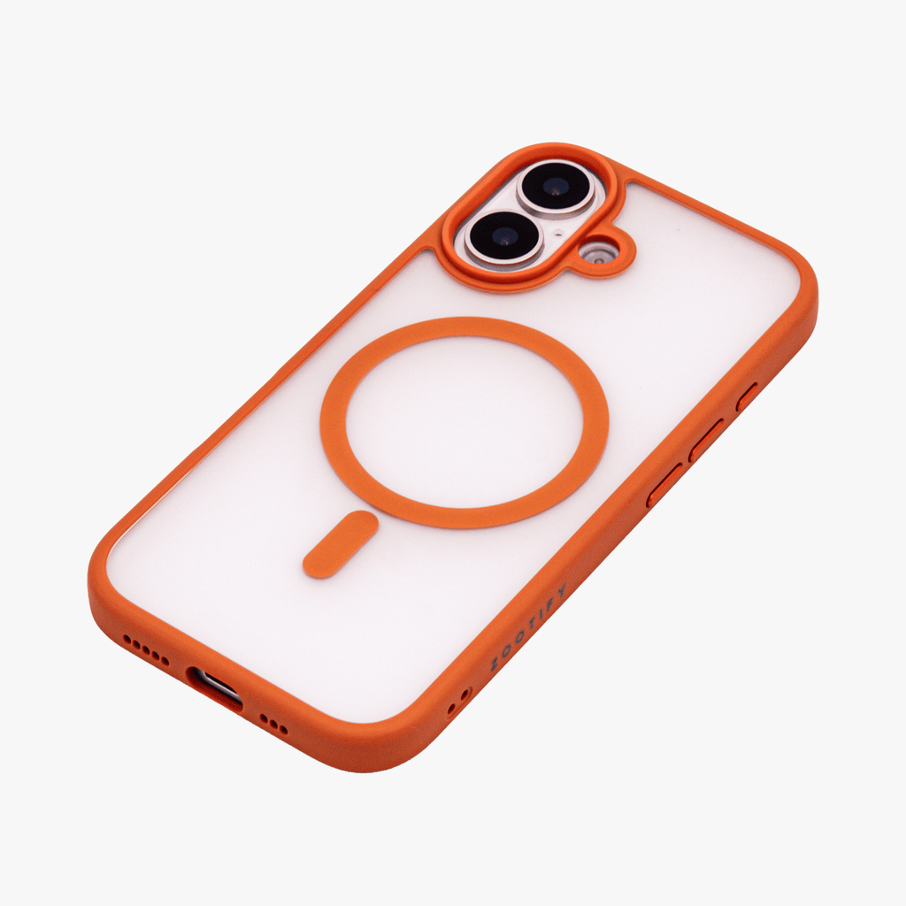 Haze  – Orange Frosted Premium MagSafe Case Cover for iPhone 17