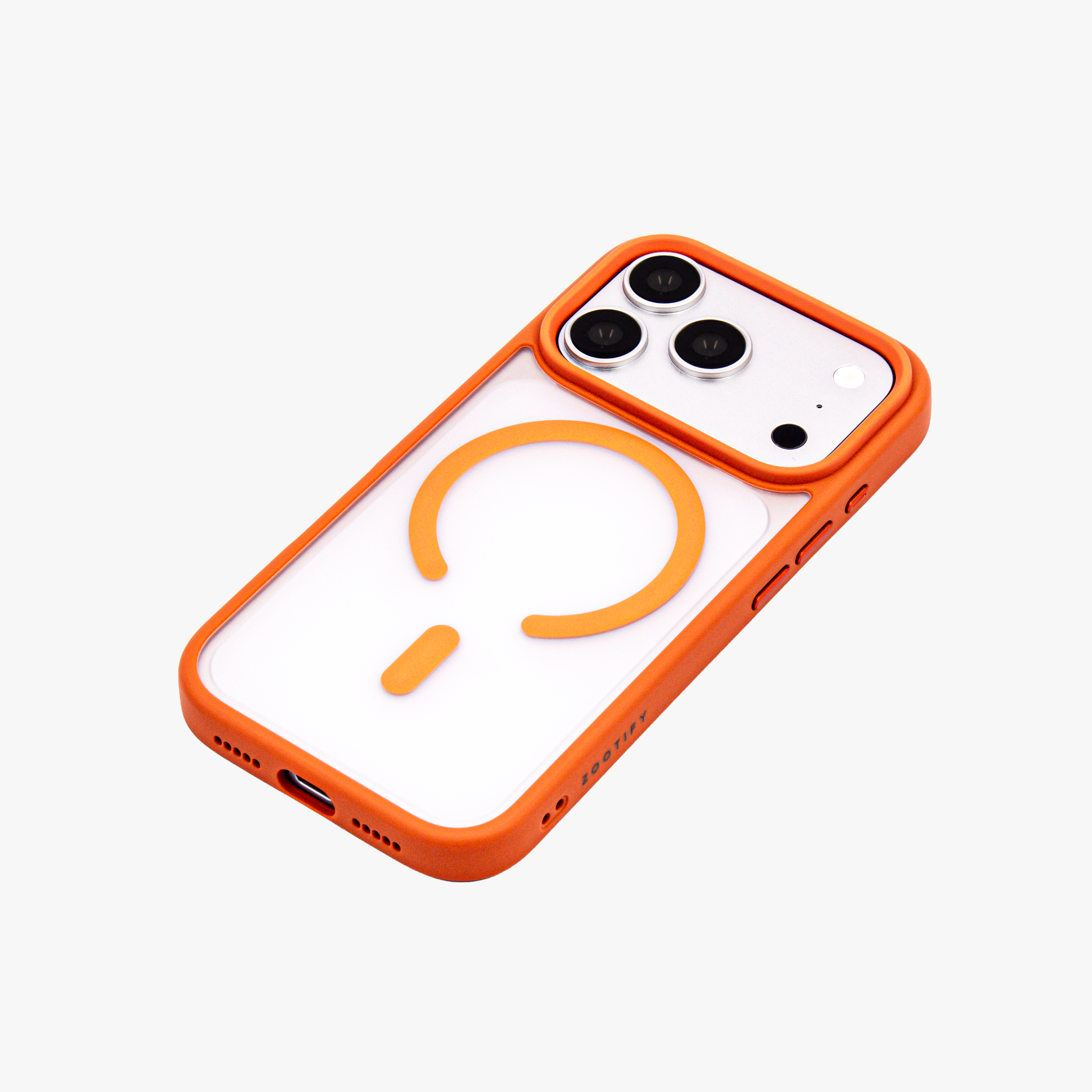 Haze  – Orange Frosted Premium MagSafe Case Cover for iPhone 17 pro