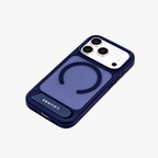 Frostand – Blue Frosted MagSafe Case Cover with Kickstand for iPhone 17 pro