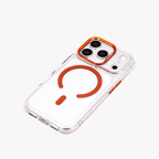 Ironclad – Transparent Orange MagSafe Case Cover for iPhone 17 pro