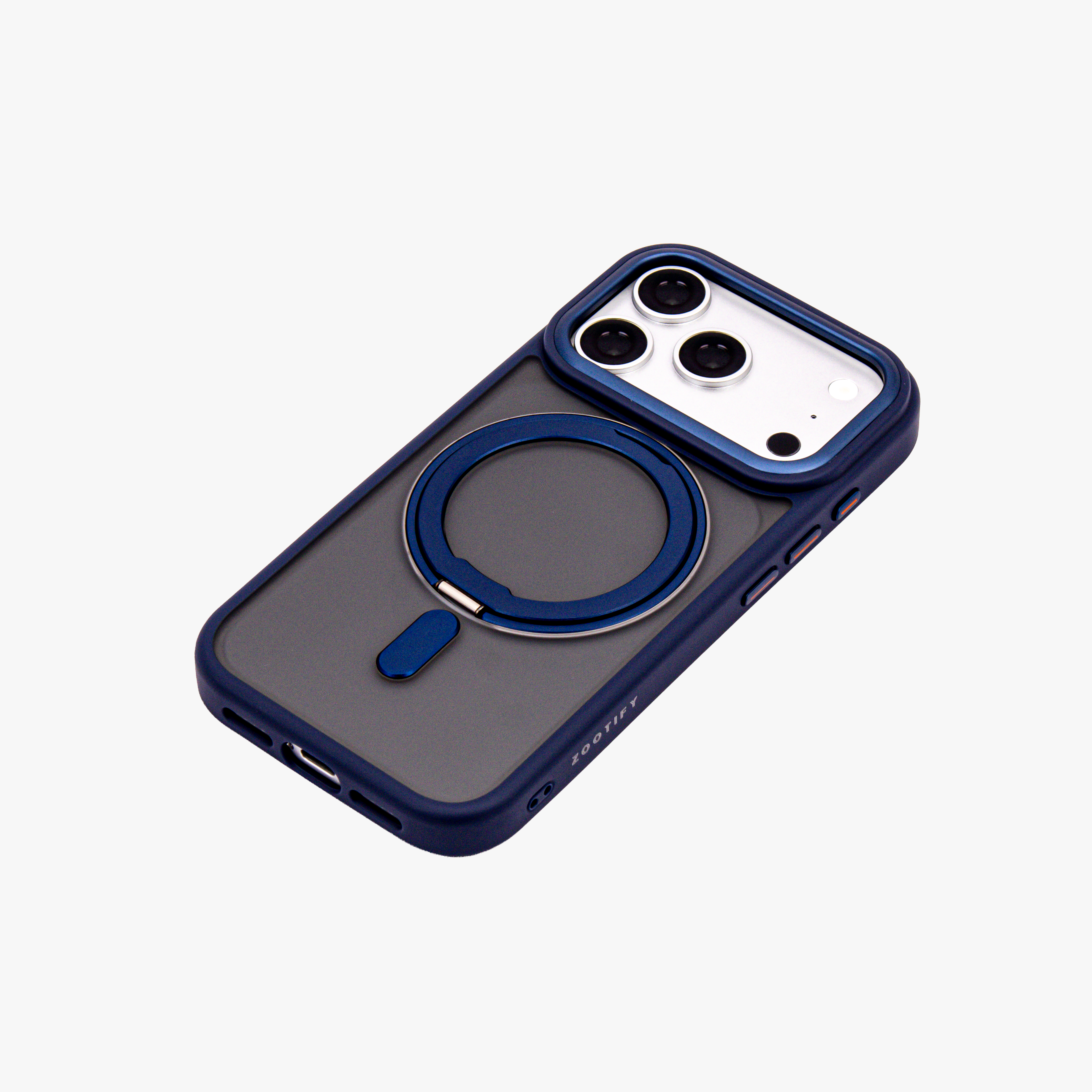 Orbit Grip – Blue O-Stand MagSafe case cover for iPhone 17 pro
