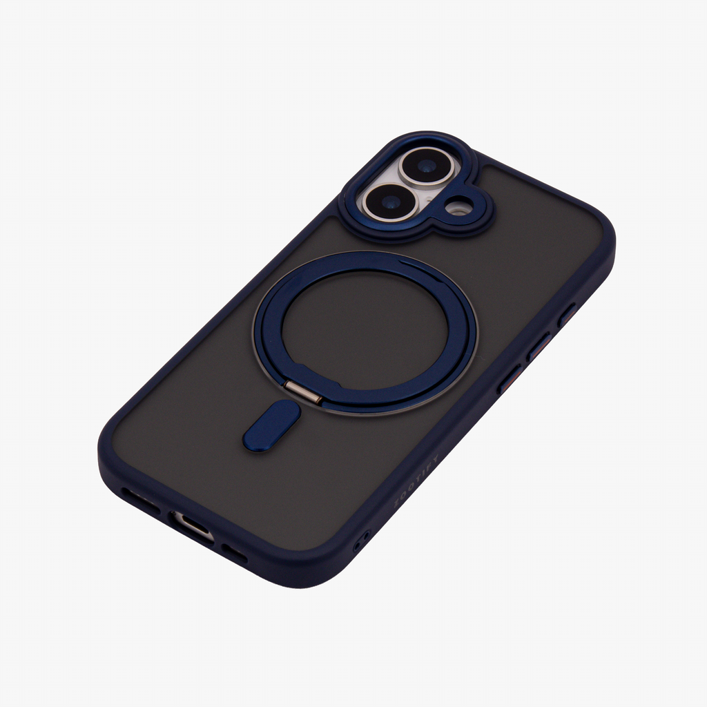 Orbit Grip – Blue O-Stand MagSafe case cover for iPhone 17