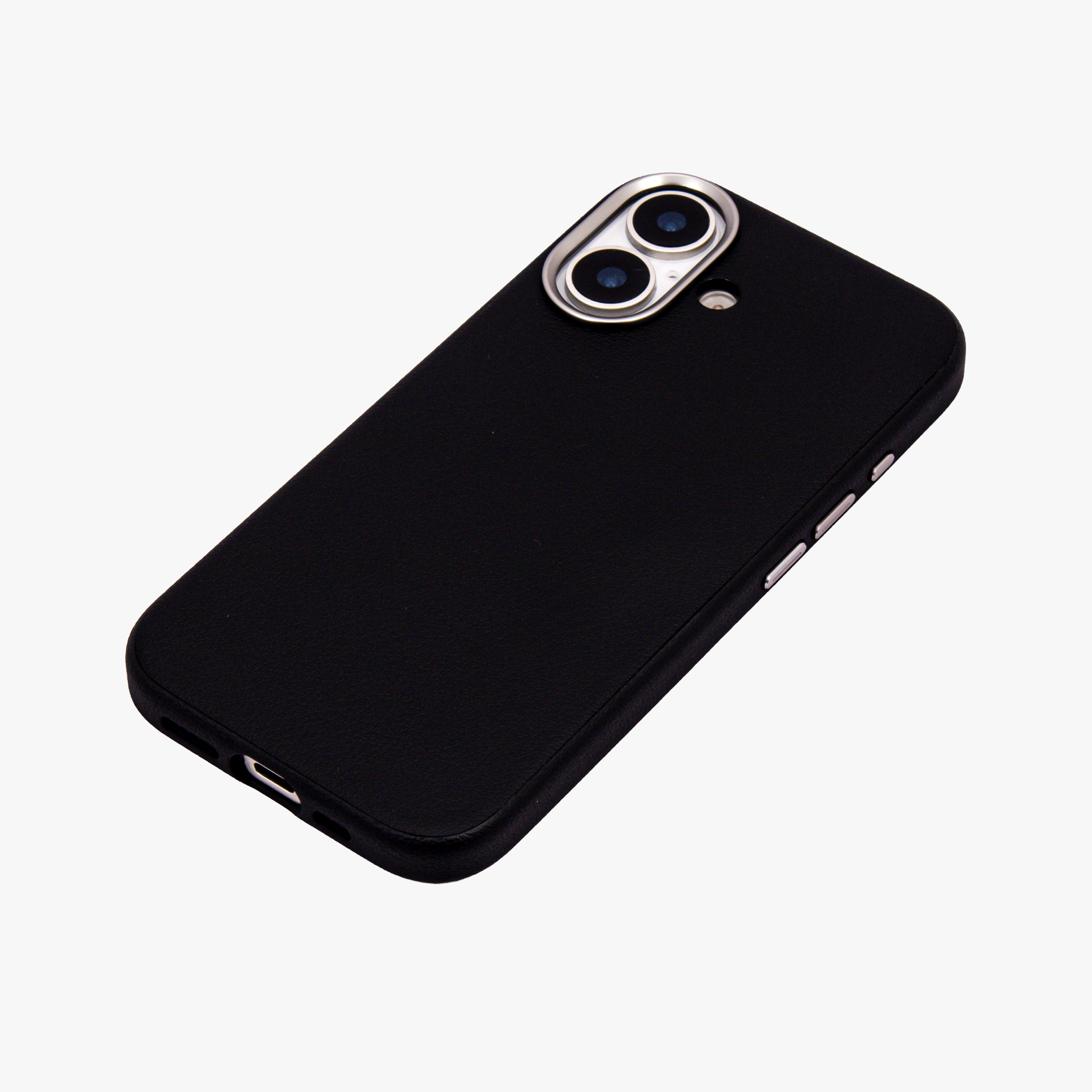 Primo – Black Leather Premium MagSafe Case Cover for iPhone 17