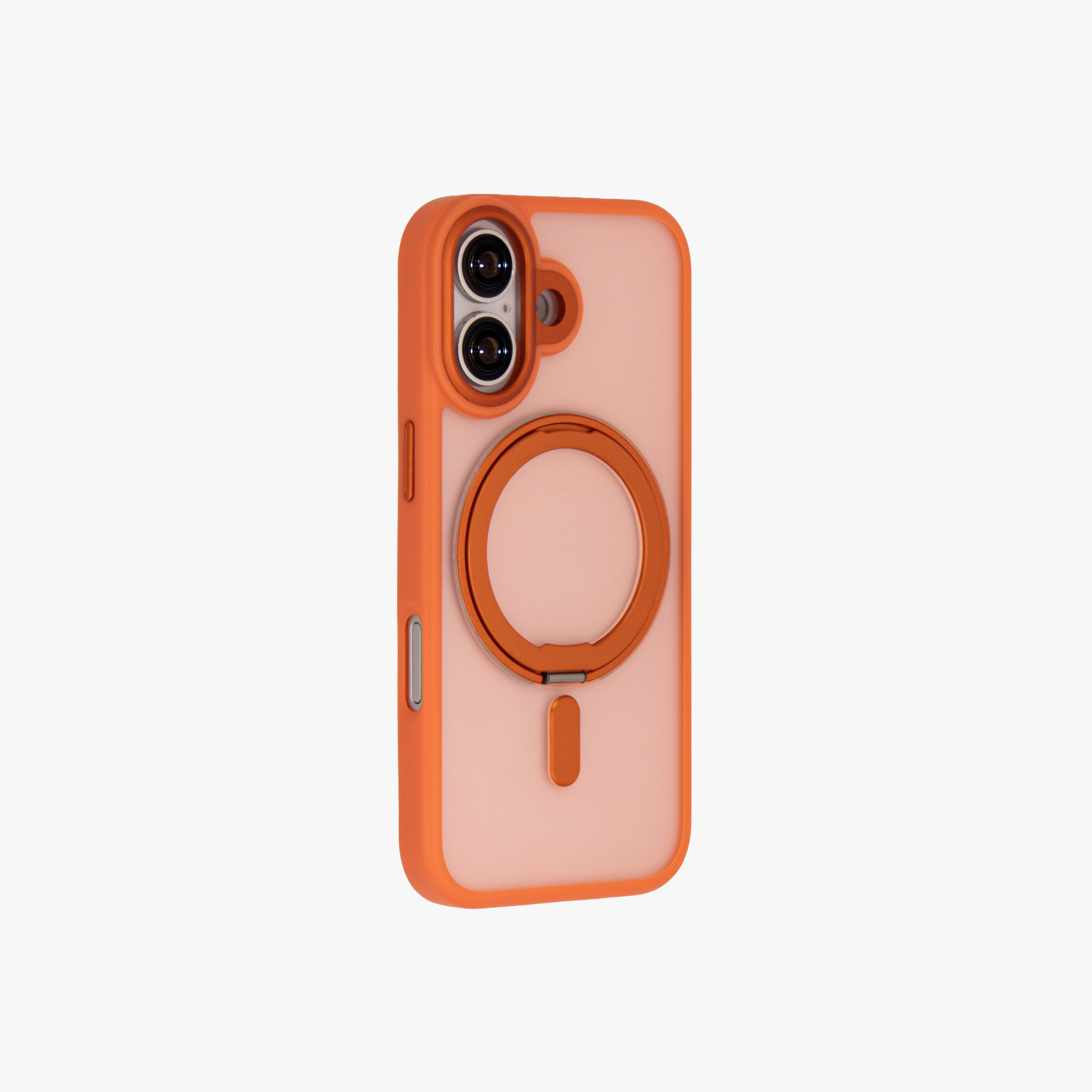 Orbit Grip – Orange O-Stand MagSafe case cover for iPhone 17