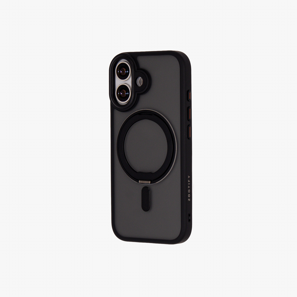 Orbit Grip – Black O-Stand MagSafe case cover for iPhone 17