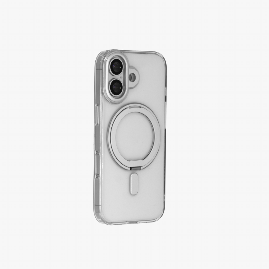 Orbit Grip – Clear transparent O-Stand MagSafe case cover for iPhone 17