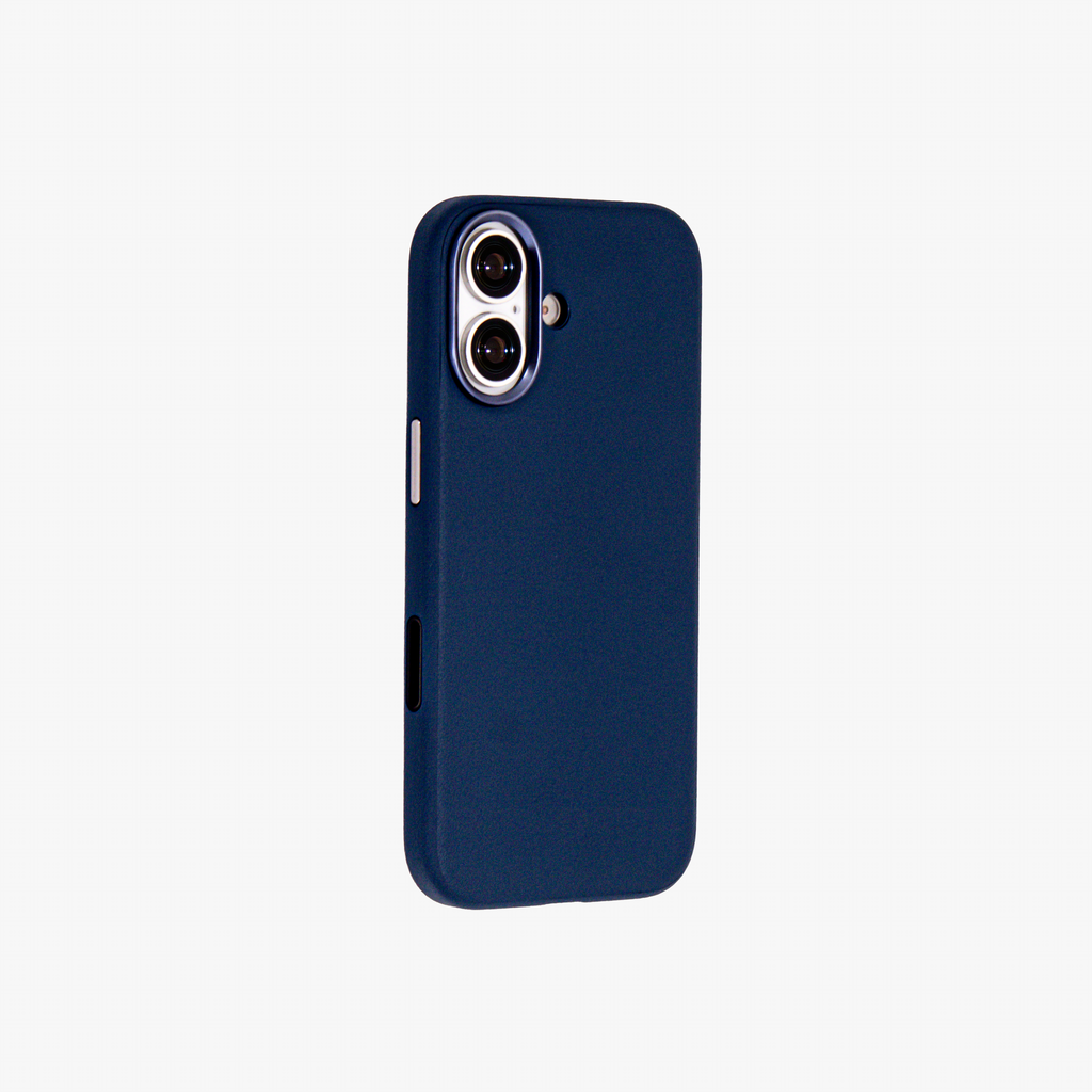 Primo – Blue Leather Premium MagSafe Case Cover for iPhone 17