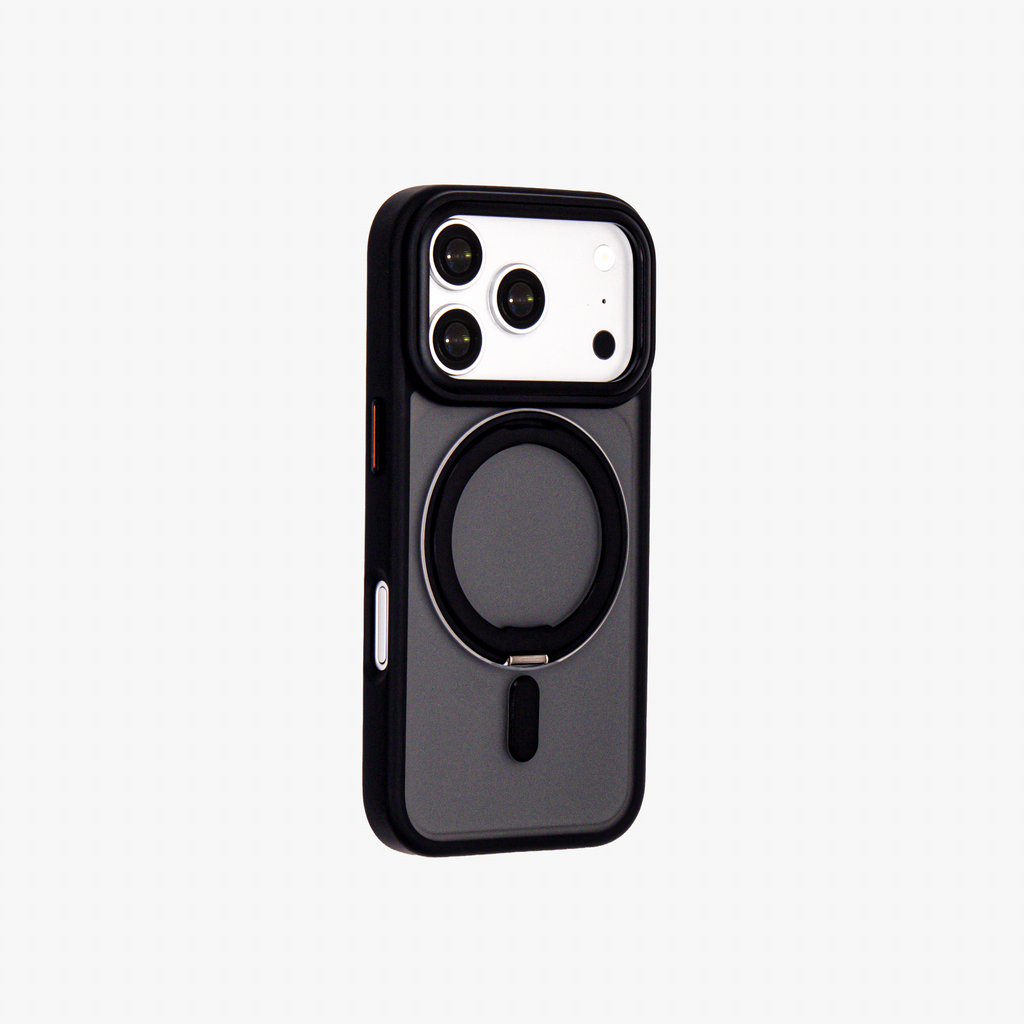 Orbit Grip – Black O-Stand MagSafe case cover for iPhone 17 pro