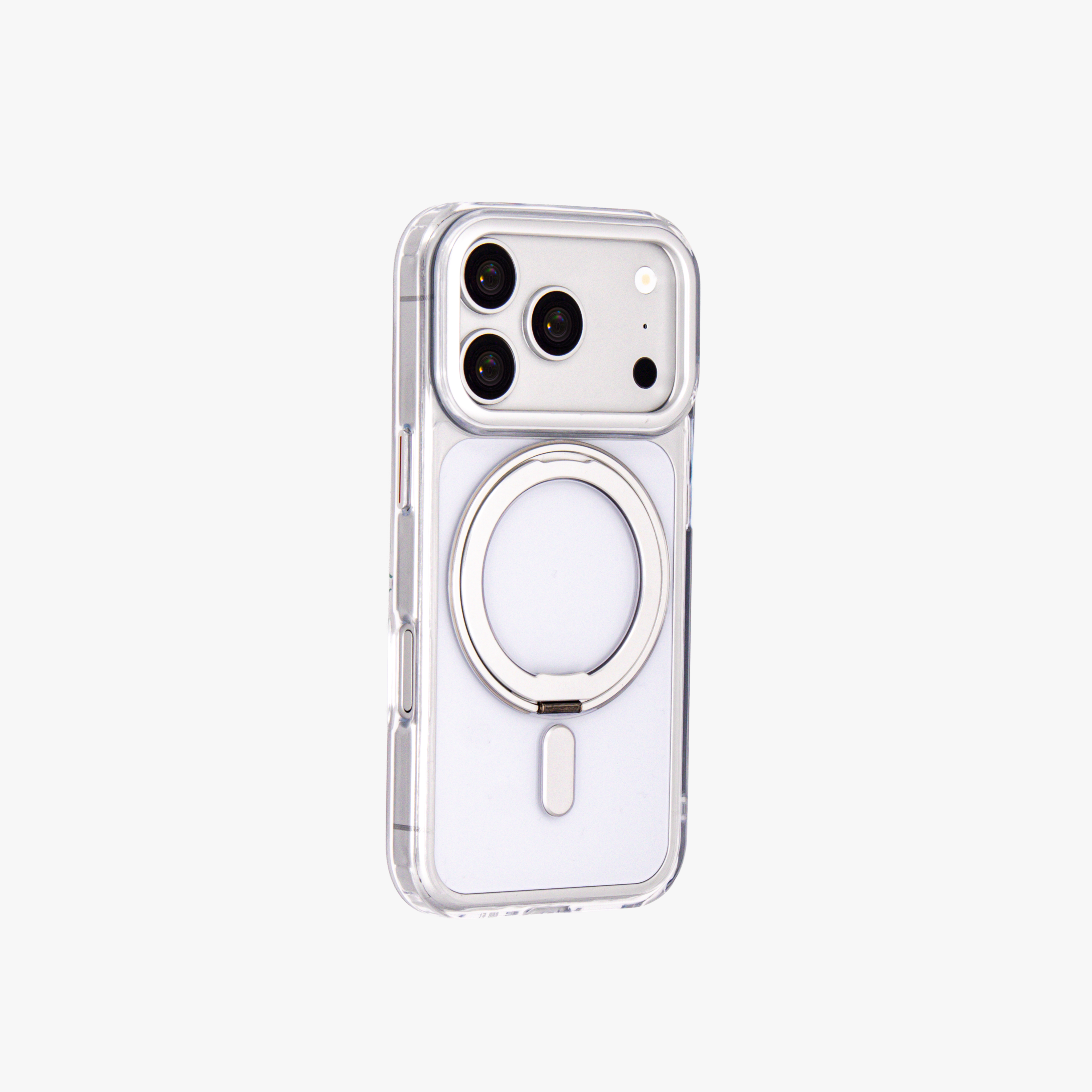 Orbit Grip – Clear transparent O-Stand MagSafe case cover for iPhone 17 pro