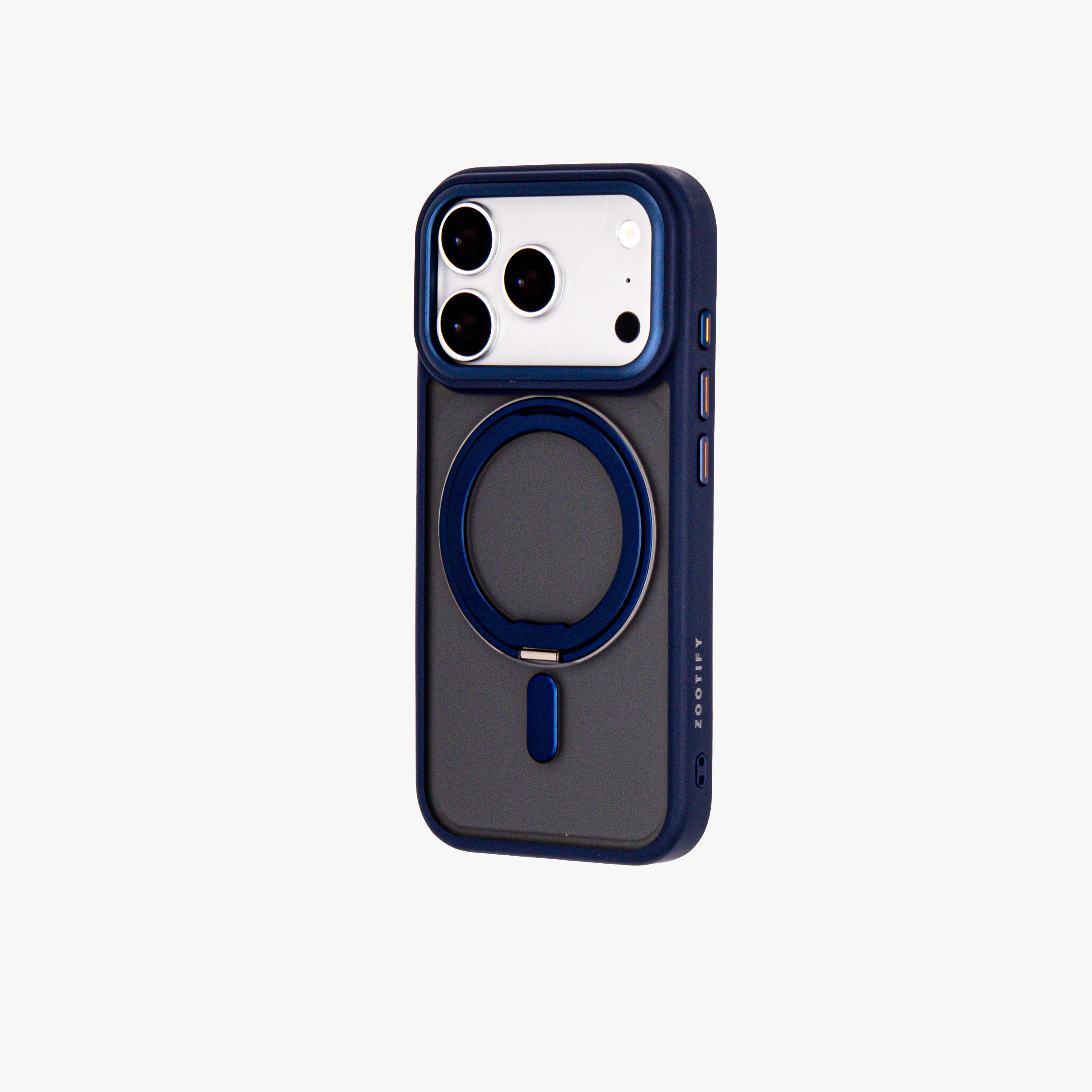 Orbit Grip – Blue O-Stand MagSafe case cover for iPhone 17 pro