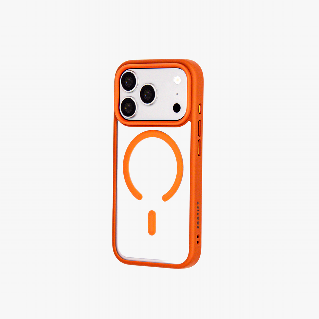 Haze  – Orange Frosted Premium MagSafe Case Cover for iPhone 17 pro