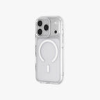 Ironclad – Transparent Silver MagSafe Case Cover for iPhone 17 pro